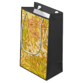 アルフォンスミュシャアールヌーボーユリ花 スモールペーパーバッグ (裏面アングル)