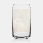 アルフォンスミュシャアールヌーボー秋 ガラス缶 (裏面)