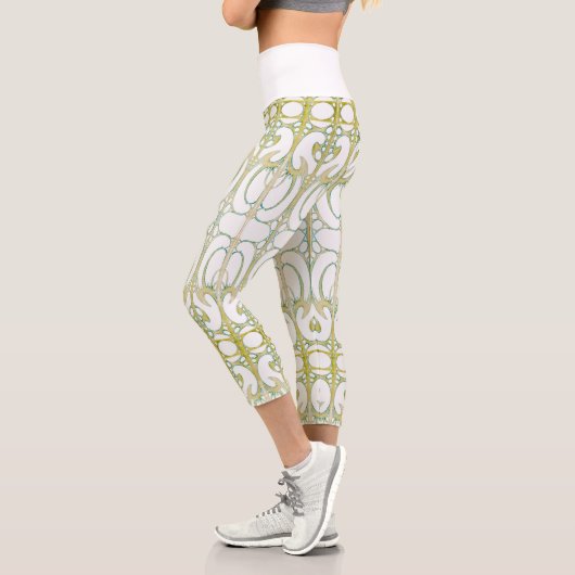 アルフォンスミュシャアールヌーボー装飾抽象芸術 カプリレギンス (左)