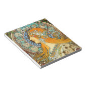 アルフォンスミュシャアールヌーボー〔占星術の〕十二宮図 ノートパッド (アングル)