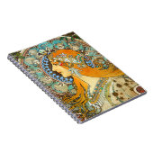 アルフォンスミュシャアールヌーボー〔占星術の〕十二宮図 ノートブック (右側)