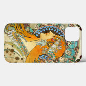 アルフォンスミュシャアールヌーボー〔占星術の〕十二宮図 Case-Mate iPhoneケース (裏面 (横))