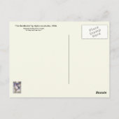 アルフォンスミュシャイラストレーション:ザ・ベイティトゥデス ポストカード (裏面)