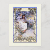 アルフォンスミュシャイラストレーション:ザ・ベイティトゥデス ポストカード (正面)