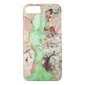 アルフォンスミュシャウィンターII Case-Mate iPhoneケース (裏面)