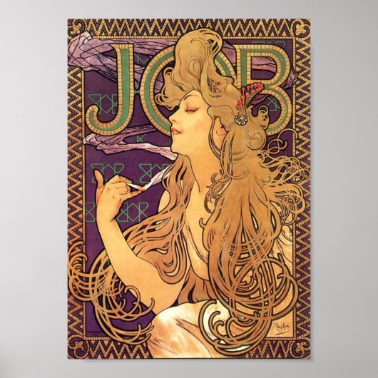 アルフォンスミュシャウォールアートヴィンテージポスター ポスター (正面)