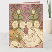 アルフォンスミュシャエレガントアールヌーボースターズカメリア カード (正面)