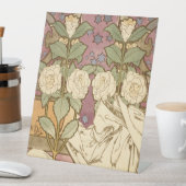 アルフォンスミュシャエレガントアールヌーボースターズカメリア 台座サイン (インサイチュ)