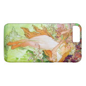 アルフォンスミュシャガールインガーデン Case-Mate iPhoneケース (裏面(横))