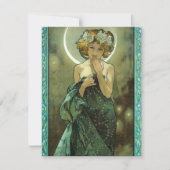 アルフォンスミュシャクレアドゥルネ招待状 招待状 (正面)