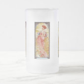 アルフォンスミュシャサマー フロストグラスビールジョッキ (中央)