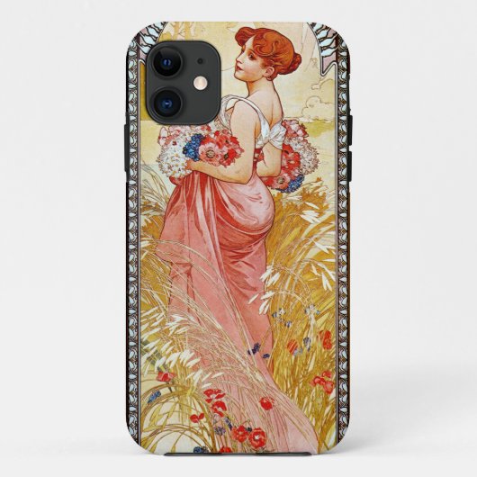 アルフォンスミュシャサマー Case-Mate iPhoneケース (裏面)