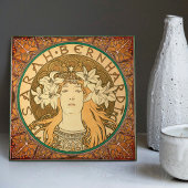 アルフォンスミュシャサラ・ベルンハルトアールヌーボーヴィンテージ タイル