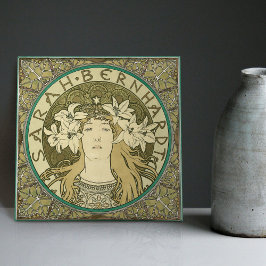 アルフォンスミュシャサラ・ベルンハルトアールヌーボーヴィンテージ タイル