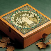 アルフォンスミュシャサラ・ベルンハルトアールヌーボーヴィンテージ タイル