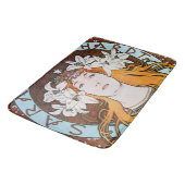 アルフォンスミュシャサラ・ベルンハルトヴィンテージアールヌーボー バスマット (アングル)