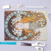 アルフォンスミュシャサラ・ベルンハルトヴィンテージアールヌーボー 薄葉紙 (クラフト)