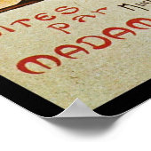 アルフォンスミュシャシャンソンズダジュール ポスター (角)