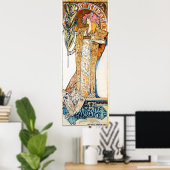 アルフォンスミュシャジスモンダポスター ポスター (ホームオフィス)