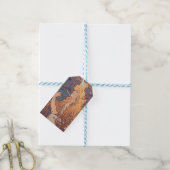 アルフォンスミュシャジョブアールヌーボー女性 ギフトタグ (より糸付き)