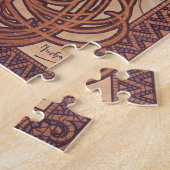 アルフォンスミュシャジョブアールヌーボー女性 ジグソーパズル (側面)