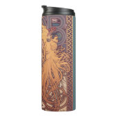 アルフォンスミュシャジョブアールヌーボー女性 タンブラー (回転右)