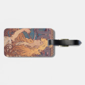 アルフォンスミュシャジョブアールヌーボー女性 ラゲッジタグ (裏面横)