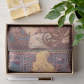 アルフォンスミュシャジョブアールヌーボー女性 薄葉紙 (ギフト)