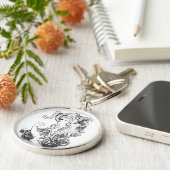 アルフォンスミュシャジョブISOGS キーホルダー (側面)