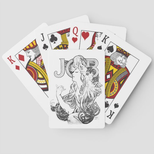 アルフォンスミュシャジョブISOGS トランプ (裏面)