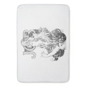 アルフォンスミュシャジョブISOGS バスマット (正面縦)