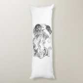 アルフォンスミュシャジョブISOGS ボディピロー (裏面 (縦))