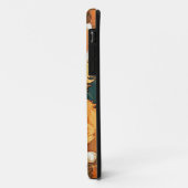 アルフォンスミュシャスタイルオレンジキャット Case-Mate iPhoneケース (裏面/左)