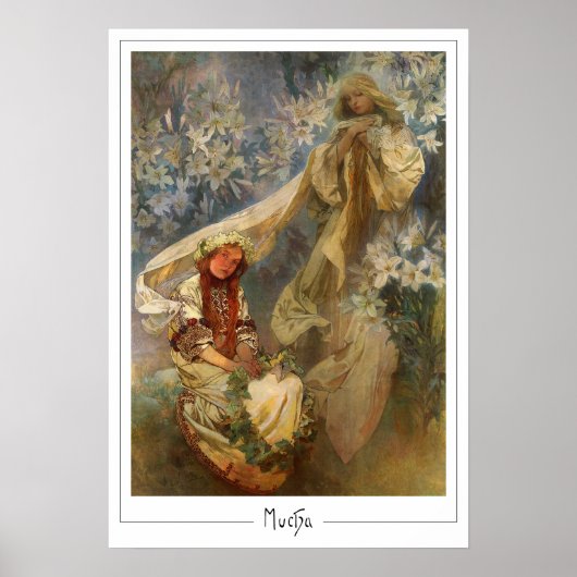 アルフォンスミュシャゼディングアートポスター#165 ポスター (正面)