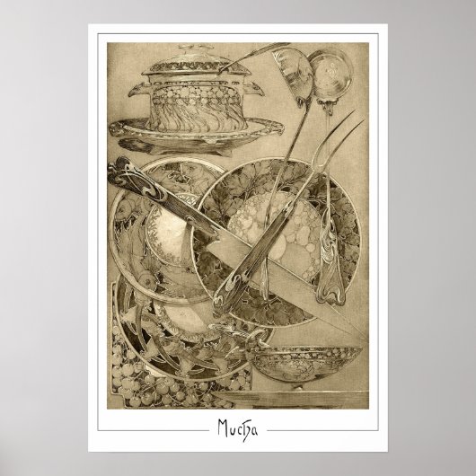 アルフォンスミュシャゼディングアートポスター#210 ポスター (正面)