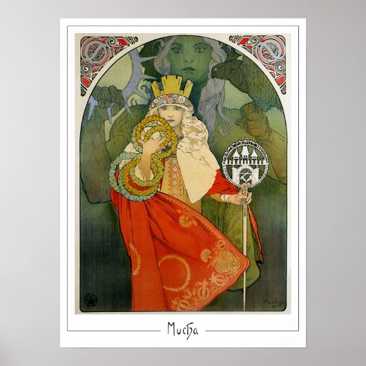 アルフォンスミュシャゼディングアートポスター#312 ポスター (正面)