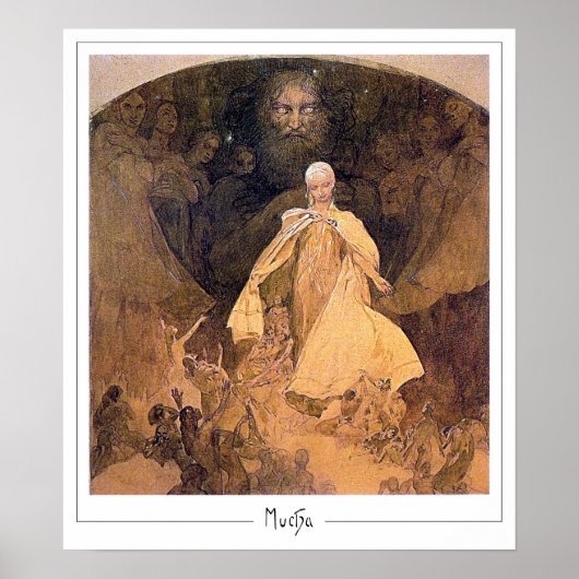 アルフォンスミュシャゼディングアートポスター#328 ポスター (正面)