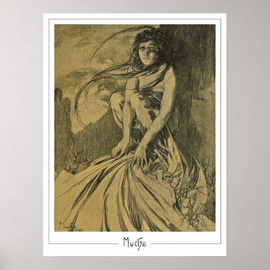 アルフォンスミュシャゼディングアートポスター#354 ポスター (正面)