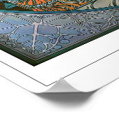 アルフォンスミュシャゼディングアートポスター#370 ポスター (角)