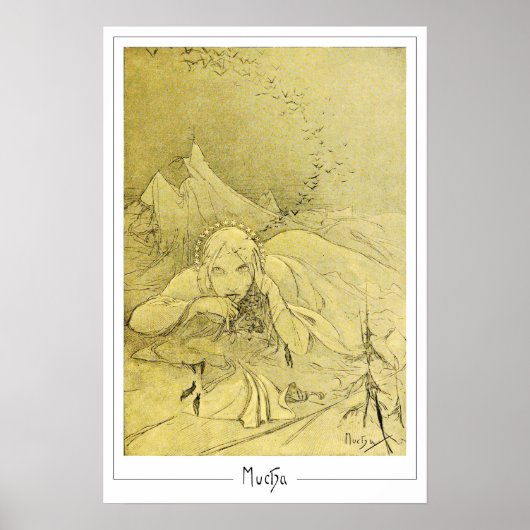 アルフォンスミュシャゼディングアートポスター#372 ポスター (正面)