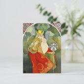 アルフォンスミュシャソコールフェスティバルはがき ポストカード (スタンド正面)