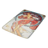 アルフォンスミュシャダンスヴィンテージアールヌーボー絵画ズ バスマット (アングル)