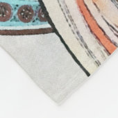 アルフォンスミュシャダンスヴィンテージアールヌーボー絵画ズ フリースブランケット (角)