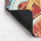 アルフォンスミュシャダンスヴィンテージアールヌーボー絵画ズ マウスパッド (コーナー)