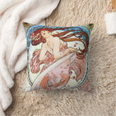 アルフォンスミュシャダンス クッション (ブランケット)