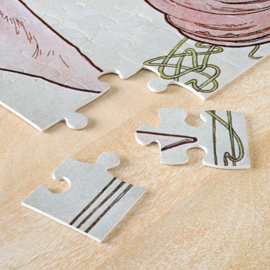 アルフォンスミュシャダンス ジグソーパズル (側面)