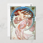 アルフォンスミュシャダンス ポストカード (正面/裏面)