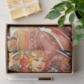 アルフォンスミュシャデイドリームフローラヴィンテージアールヌーボー 薄葉紙 (ギフト)