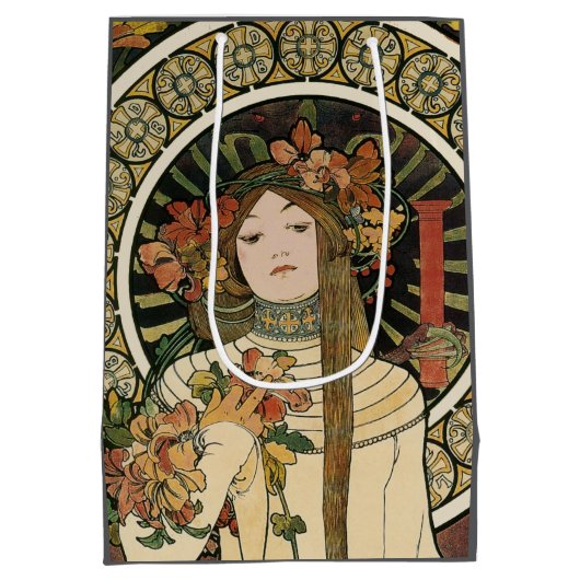 アルフォンスミュシャトラピスチン新しい ミディアムペーパーバッグ (裏面)