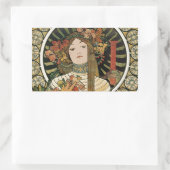 アルフォンスミュシャトラピスチン新しい 長方形シール (バッグ)